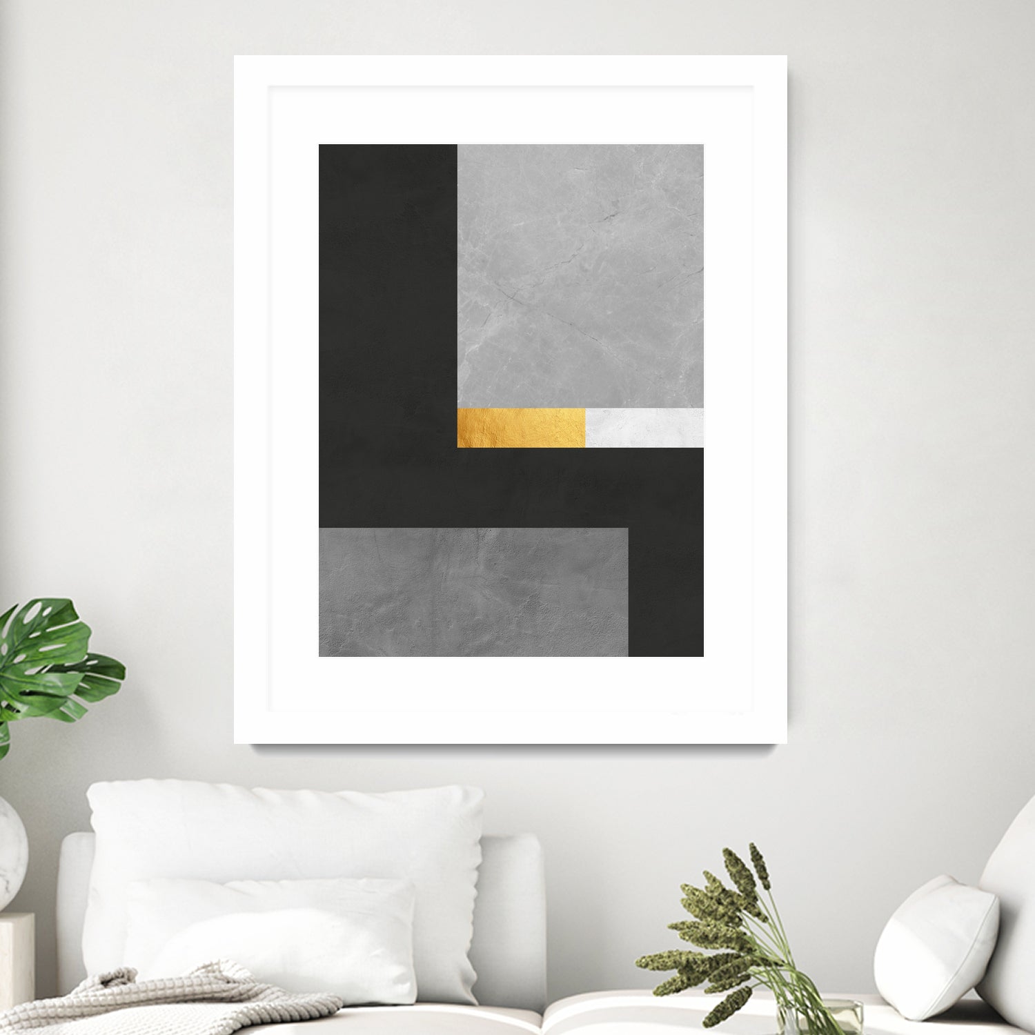 Concrete geometry 08 by Vitor Costa on GIANT ART - gray digital painting