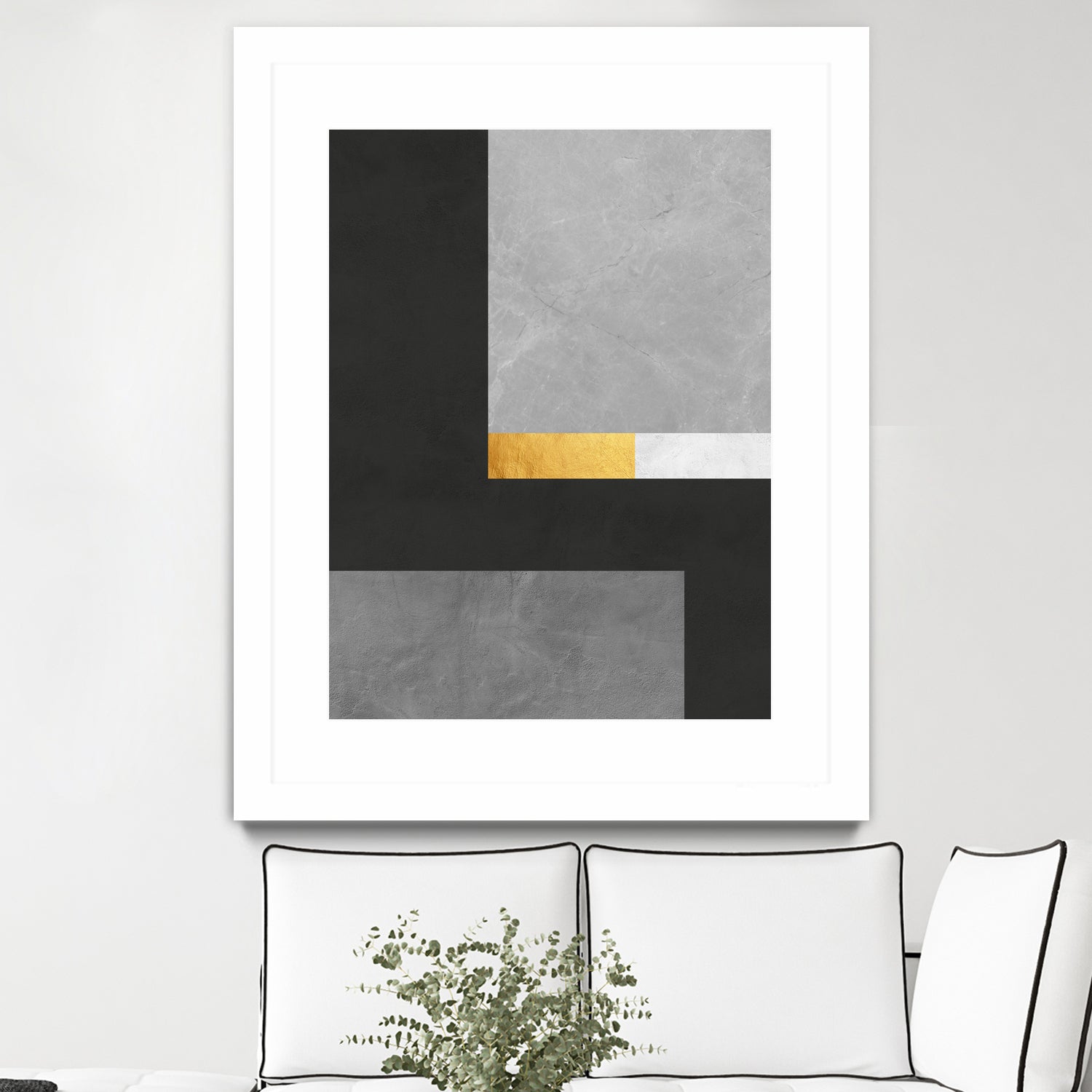 Concrete geometry 08 by Vitor Costa on GIANT ART - gray digital painting