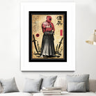 Red Ronin WOODBLOCK by Antonio Camarena on GIANT ART - black digital painting