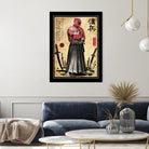 Red Ronin WOODBLOCK by Antonio Camarena on GIANT ART - black digital painting