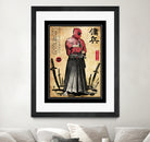 Red Ronin WOODBLOCK by Antonio Camarena on GIANT ART - black digital painting