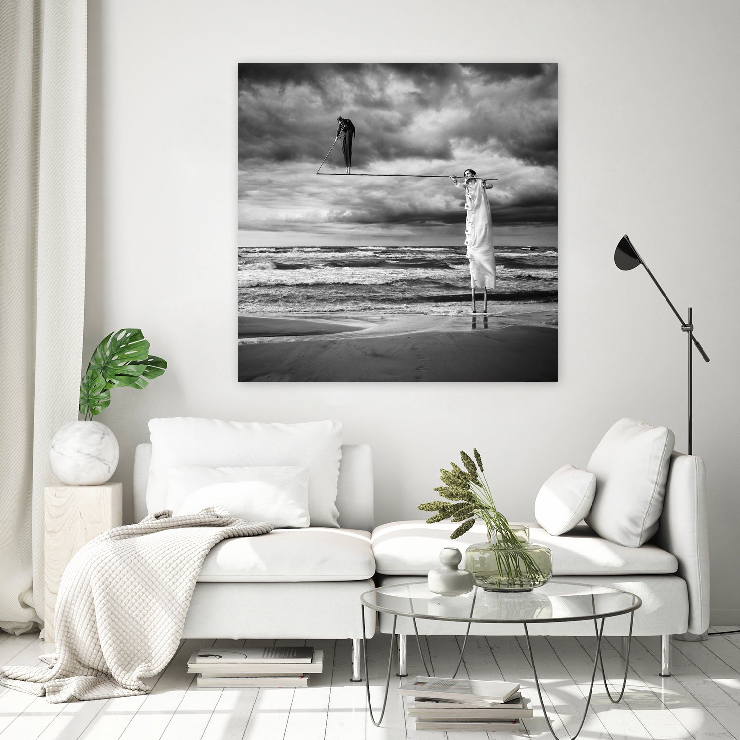 Acrobats by Dariusz Klimczak on GIANT ART - gray photo illustration