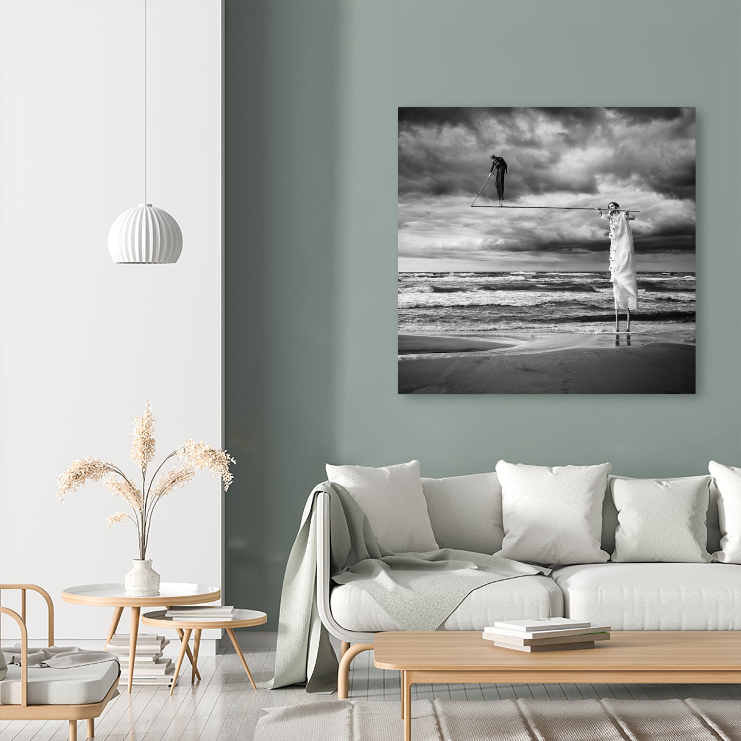 Acrobats by Dariusz Klimczak on GIANT ART - gray photo illustration