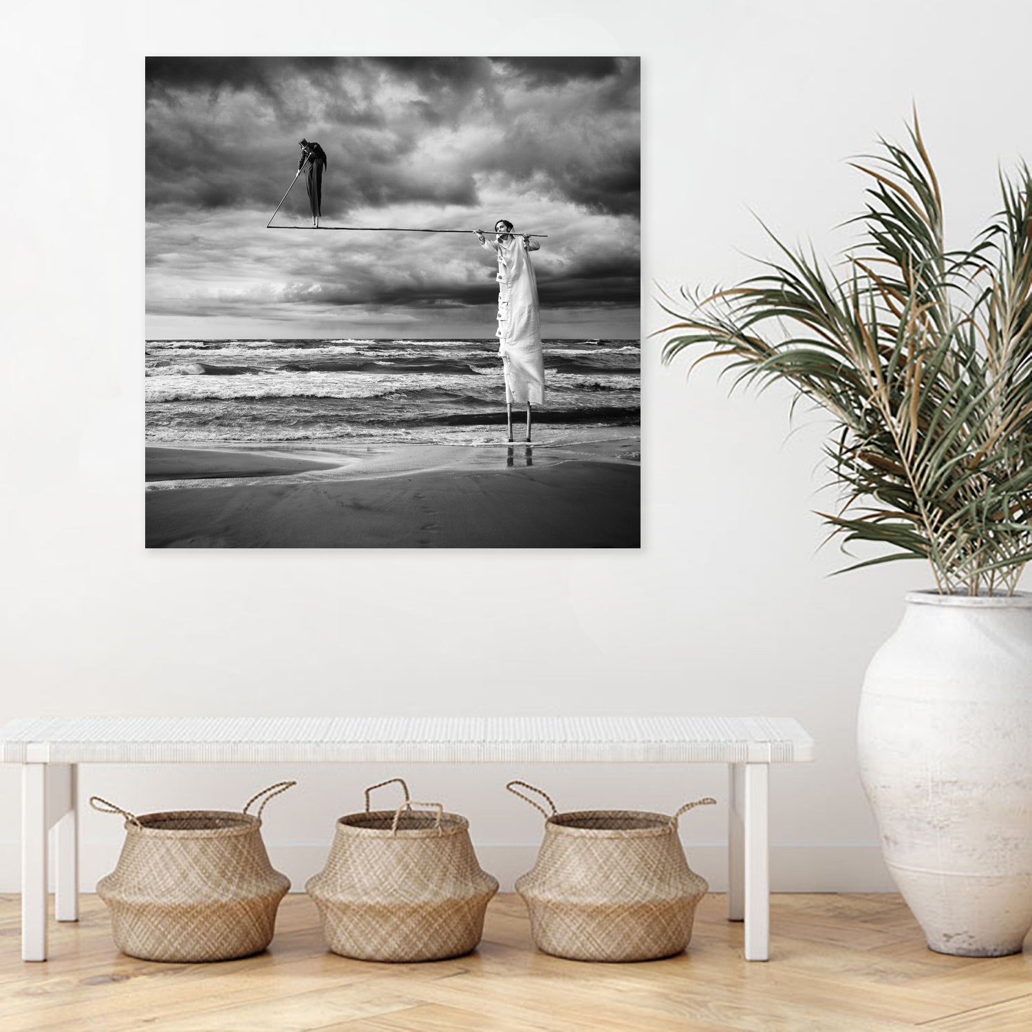 Acrobats by Dariusz Klimczak on GIANT ART - gray photo illustration