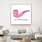 Pipe by Idil Keysan on GIANT ART - pink digital drawing