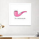 Pipe by Idil Keysan on GIANT ART - pink digital drawing