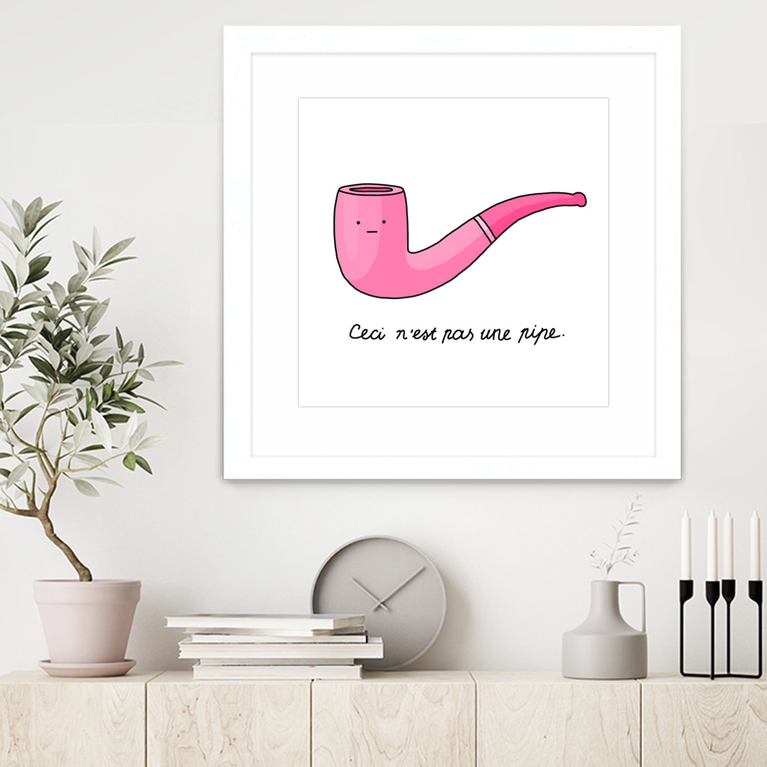 Pipe by Idil Keysan on GIANT ART - pink digital drawing