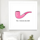 Pipe by Idil Keysan on GIANT ART - pink digital drawing