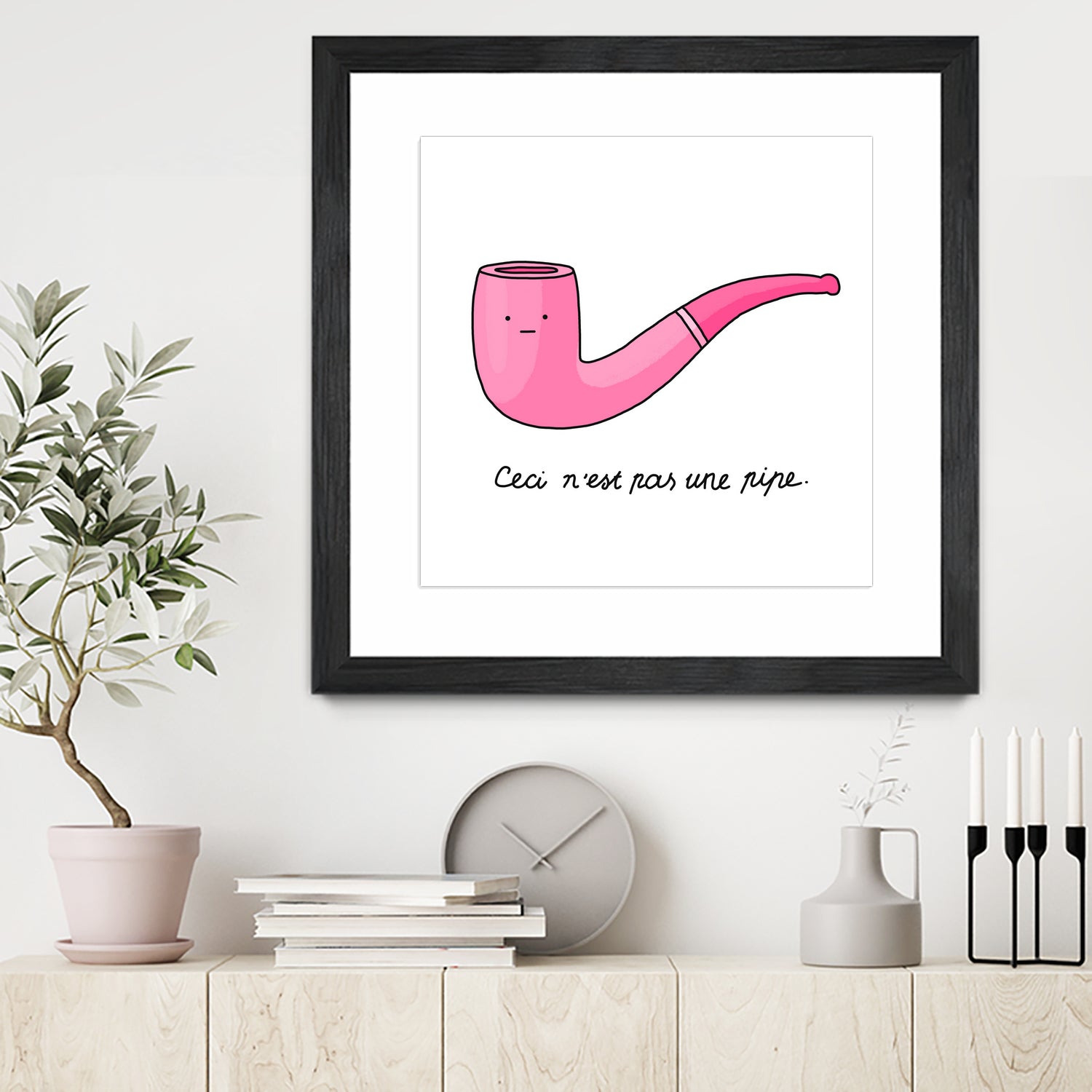 Pipe by Idil Keysan on GIANT ART - pink digital drawing