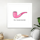 Pipe by Idil Keysan on GIANT ART - pink digital drawing