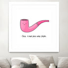 Pipe by Idil Keysan on GIANT ART - pink digital drawing