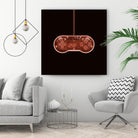 Sasfepu X-Ray Nintendo SNES Joypad Red by Jose-Carlos Matias on GIANT ART - red 3d art