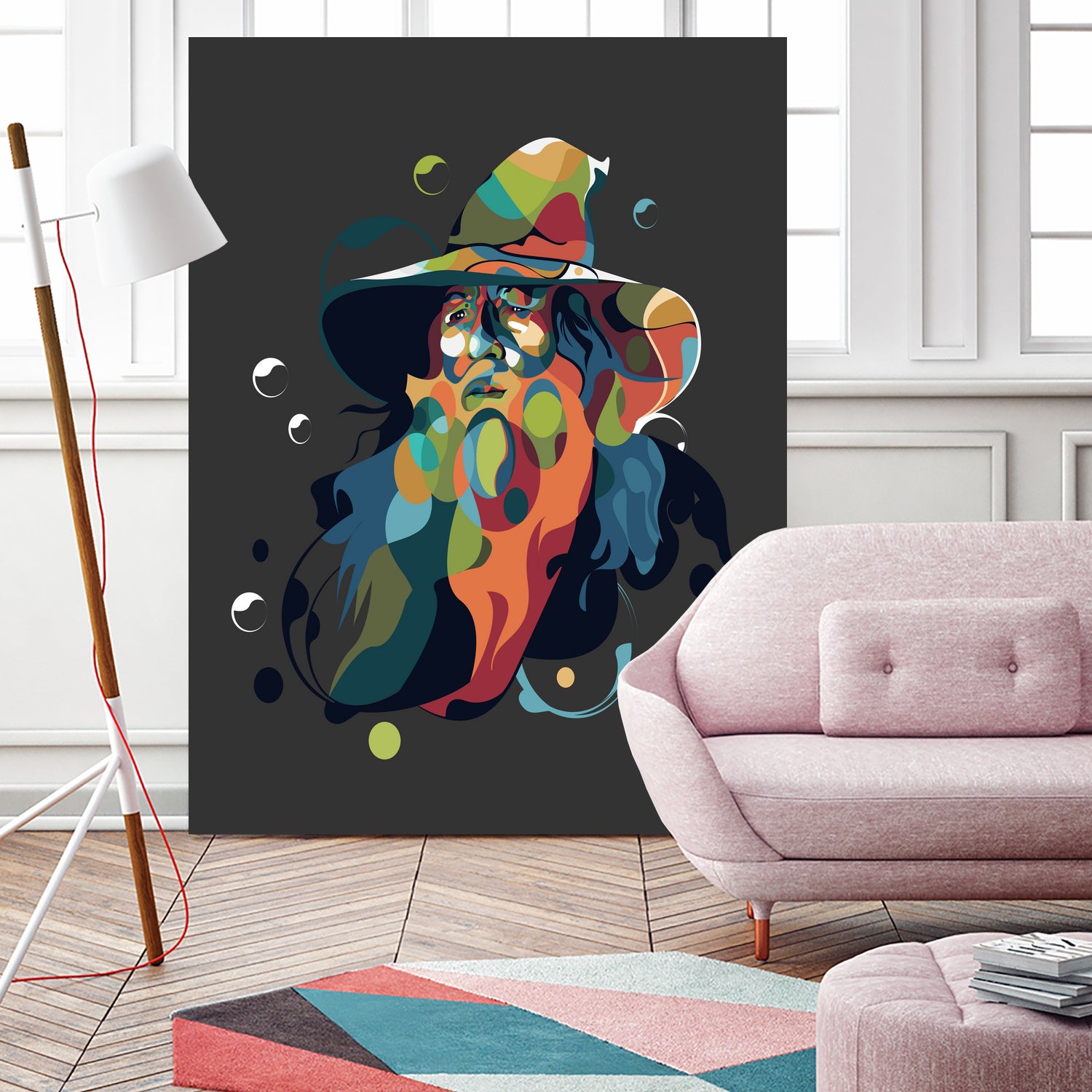 Gandalf pop art by arsyad - on GIANT ART - orange character design