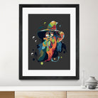 Gandalf pop art by arsyad - on GIANT ART - orange character design