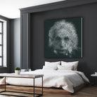 Pro 55. Albert Einstein 21st Century by Mix Wu on GIANT ART - green processing/programming