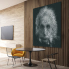 Pro 55. Albert Einstein 21st Century by Mix Wu on GIANT ART - green processing/programming