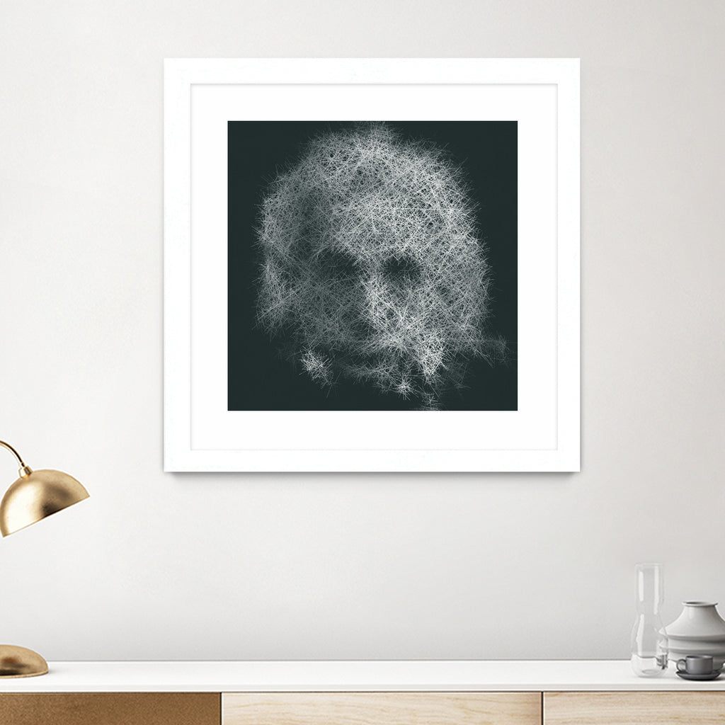 Pro 55. Albert Einstein 21st Century by Mix Wu on GIANT ART - green processing/programming