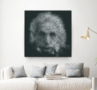 Pro 55. Albert Einstein 21st Century by Mix Wu on GIANT ART - green processing/programming