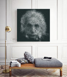 Pro 55. Albert Einstein 21st Century by Mix Wu on GIANT ART - green processing/programming