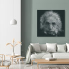 Pro 55. Albert Einstein 21st Century by Mix Wu on GIANT ART - green processing/programming