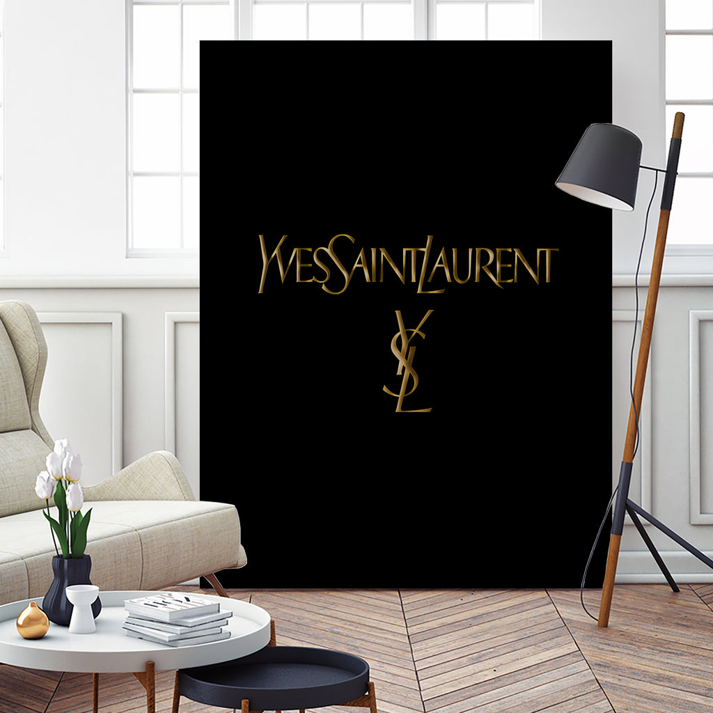 yves saint laurent by miguel angel romero franco on GIANT ART - black digital drawing