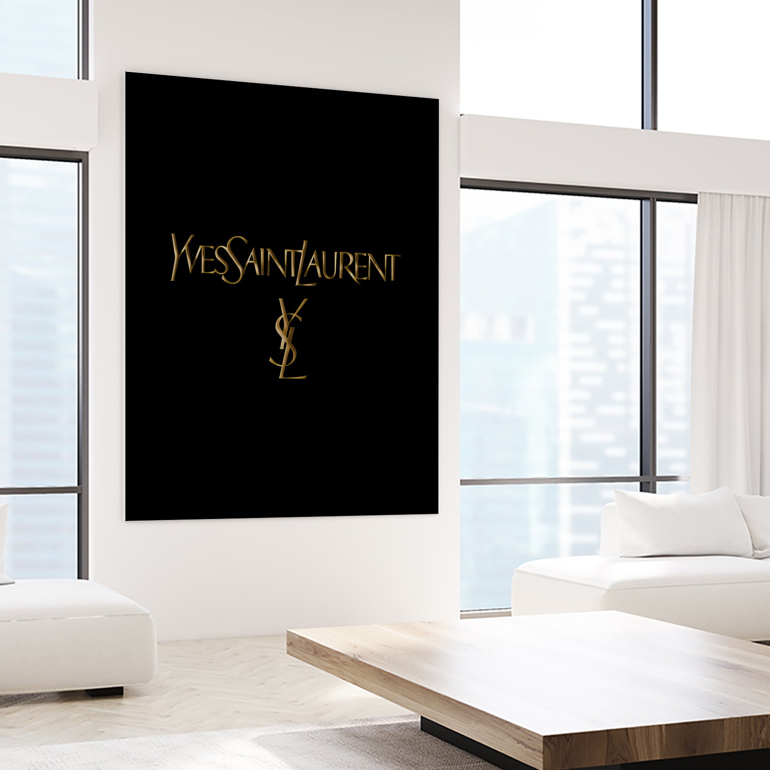 yves saint laurent by miguel angel romero franco on GIANT ART - black digital drawing