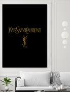 yves saint laurent by miguel angel romero franco on GIANT ART - black digital drawing