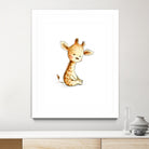 Giraffe by Anna Abramska on GIANT ART - yellow digital painting