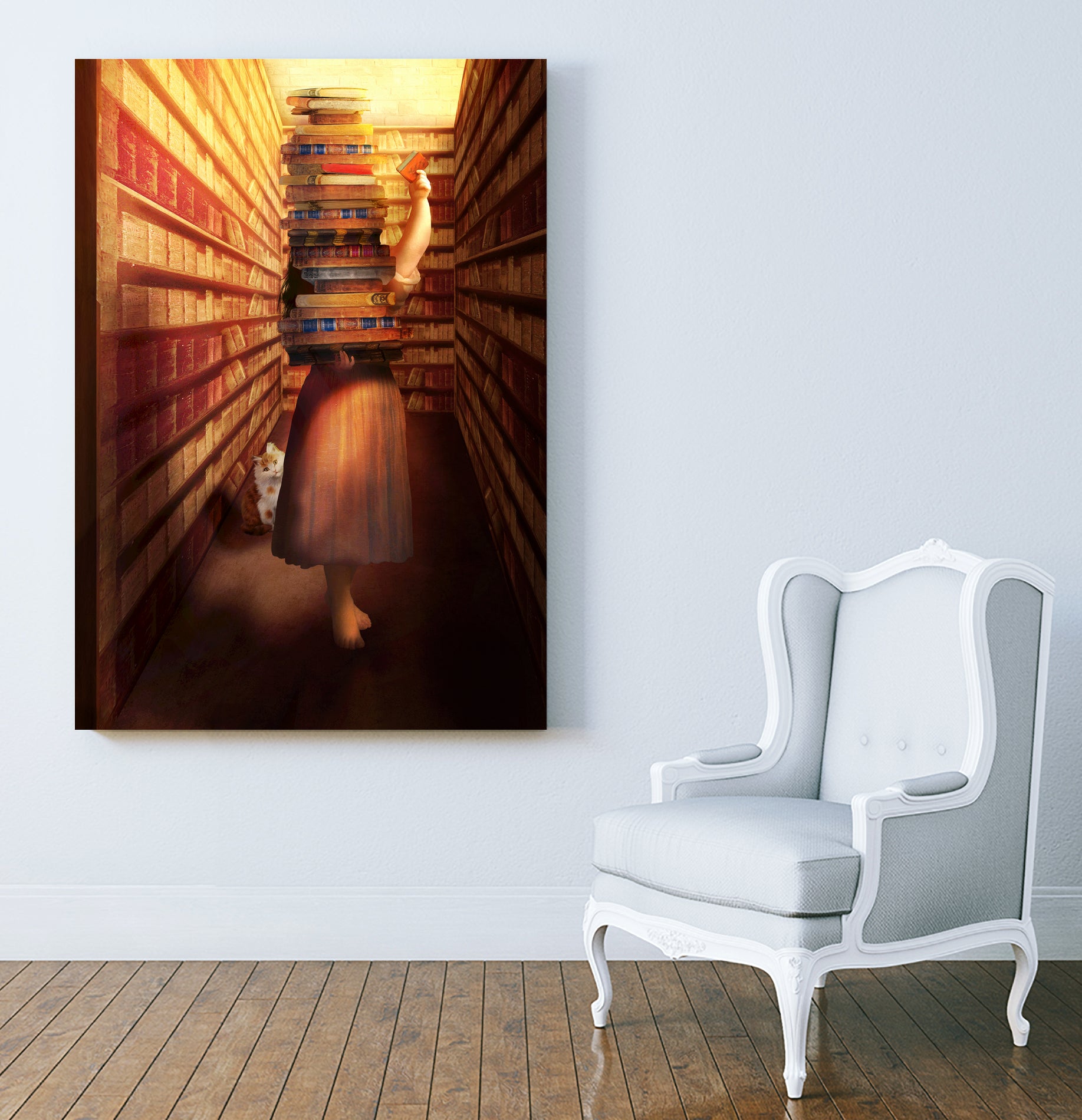 Book Collector by Diogo Veríssimo on GIANT ART - brown photo manipulation