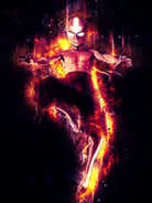 Fire of Aang by syarif syarif on GIANT ART - gray photo illustration