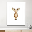 Moose by Anna Abramska on GIANT ART - brown digital drawing