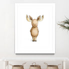 Moose by Anna Abramska on GIANT ART - brown digital drawing