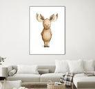 Moose by Anna Abramska on GIANT ART - brown digital drawing