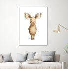 Moose by Anna Abramska on GIANT ART - brown digital drawing