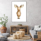 Moose by Anna Abramska on GIANT ART - brown digital drawing