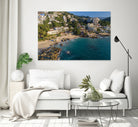 Puerto Vallarta - Conchas Chinas Beaches by Reid Harrison on GIANT ART - blue photo illustration