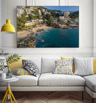 Puerto Vallarta - Conchas Chinas Beaches by Reid Harrison on GIANT ART - blue photo illustration