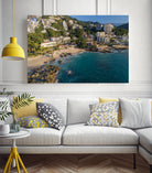 Puerto Vallarta - Conchas Chinas Beaches by Reid Harrison on GIANT ART - blue photo illustration