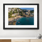 Puerto Vallarta - Conchas Chinas Beaches by Reid Harrison on GIANT ART - blue photo illustration