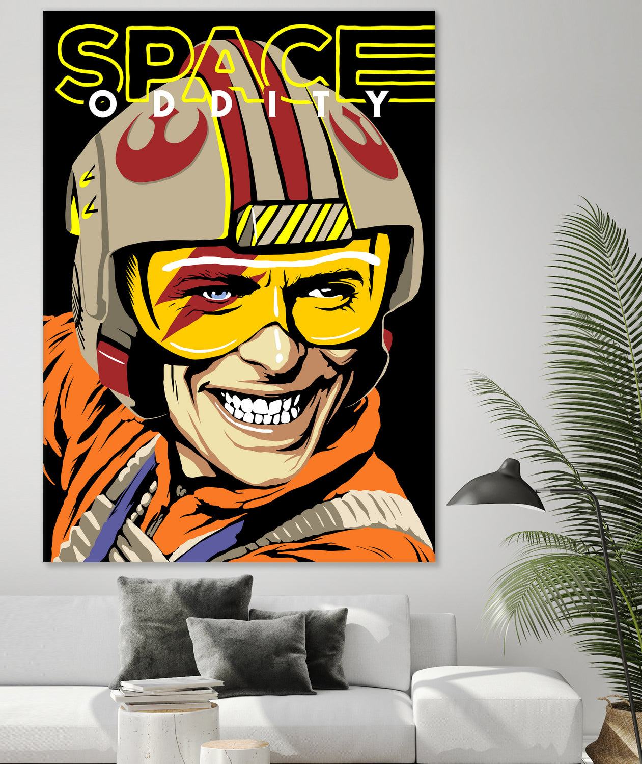 Space Oddity by Bily Mariano da Luz on GIANT ART - orange digital drawing