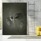 Alien by Lukáš Brežák on GIANT ART - black digital painting