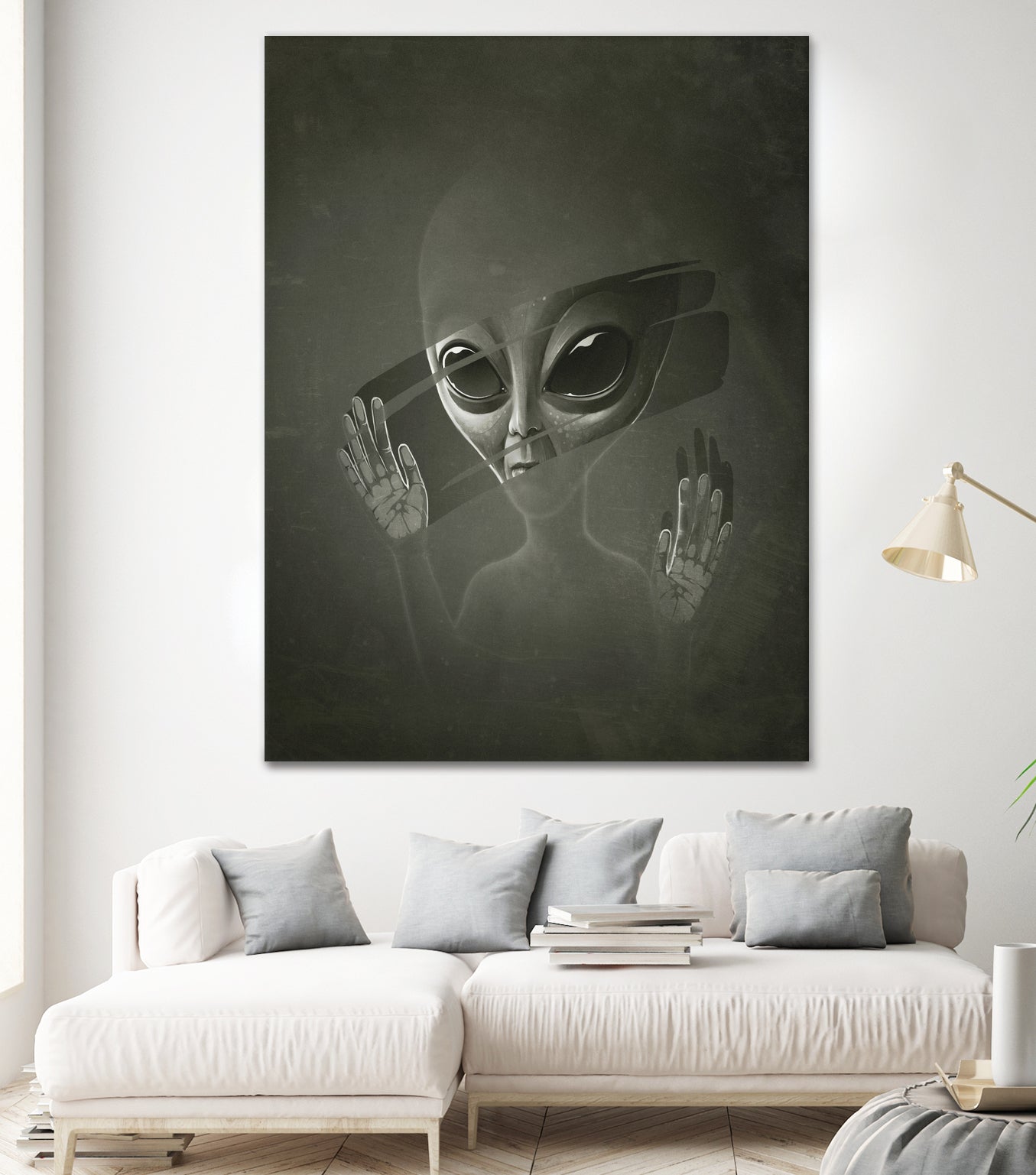 Alien by Lukáš Brežák on GIANT ART - black digital painting