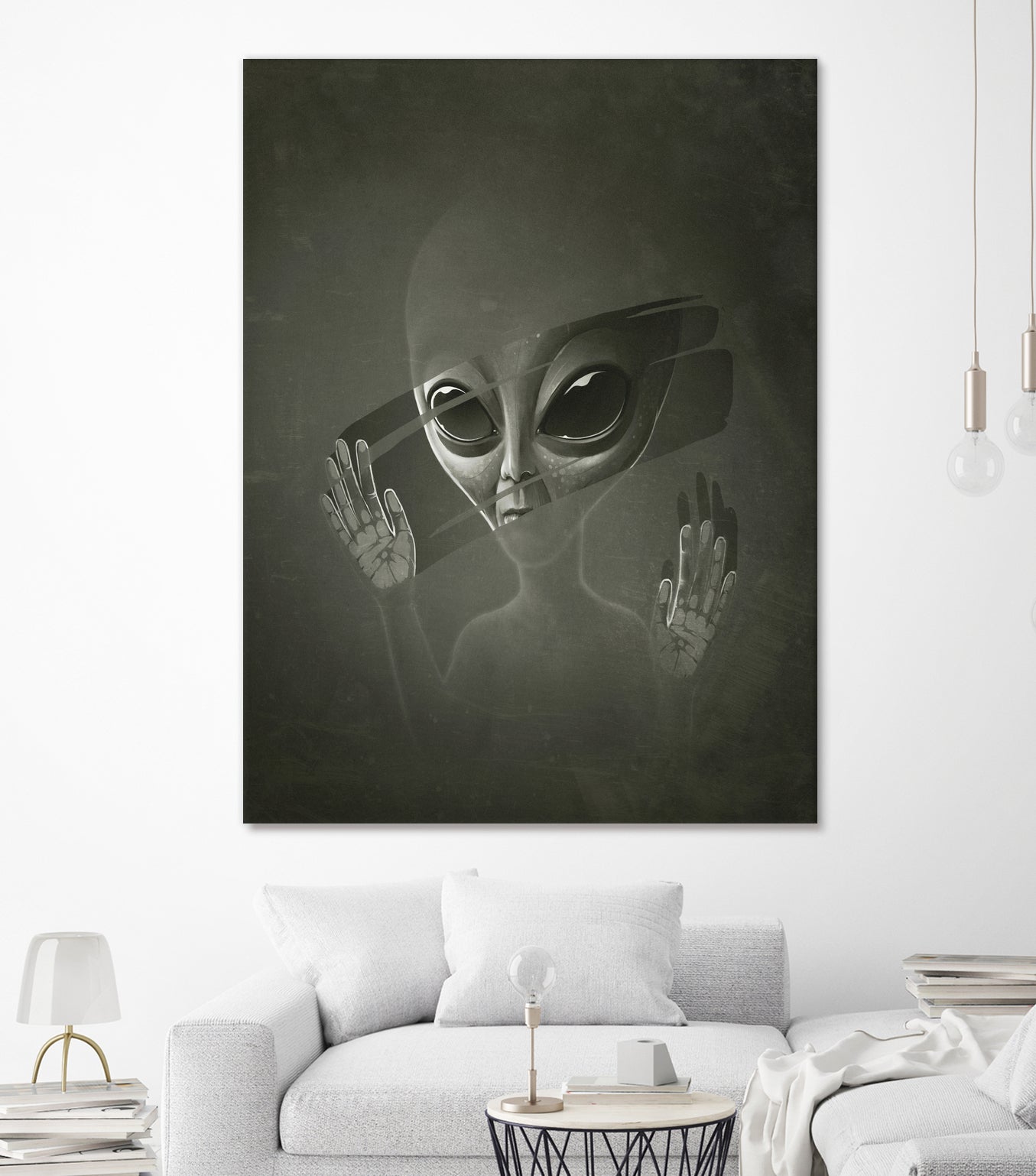 Alien by Lukáš Brežák on GIANT ART - black digital painting