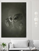 Alien by Lukáš Brežák on GIANT ART - black digital painting