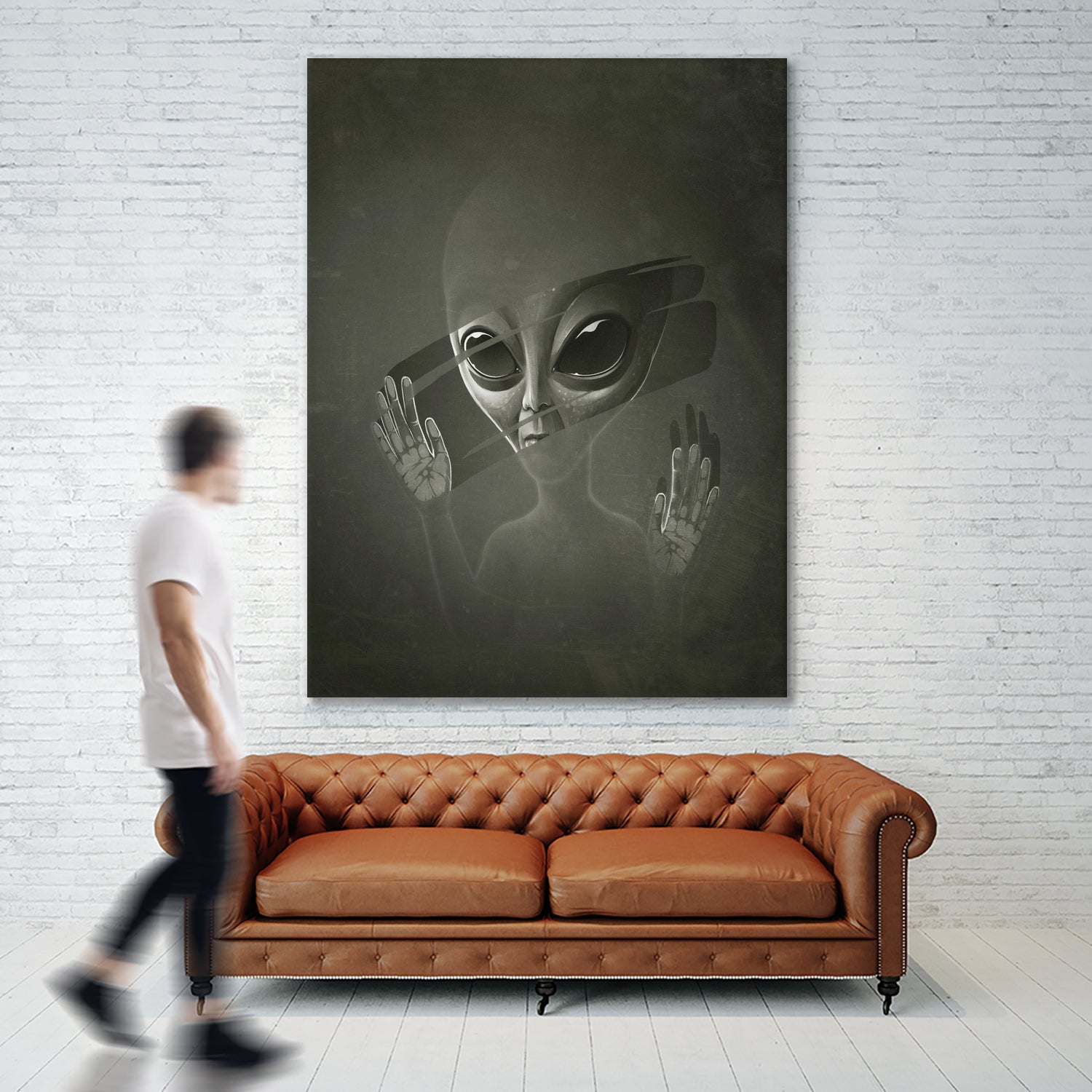 Alien by Lukáš Brežák on GIANT ART - black digital painting