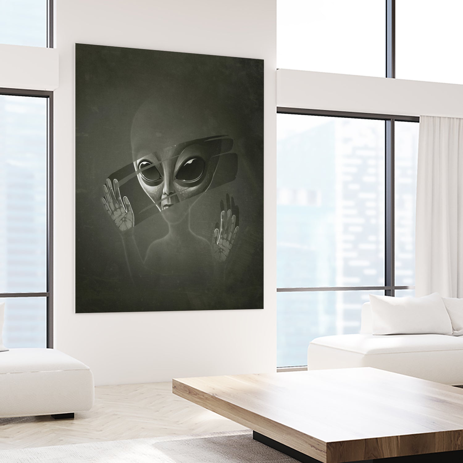 Alien by Lukáš Brežák on GIANT ART - black digital painting