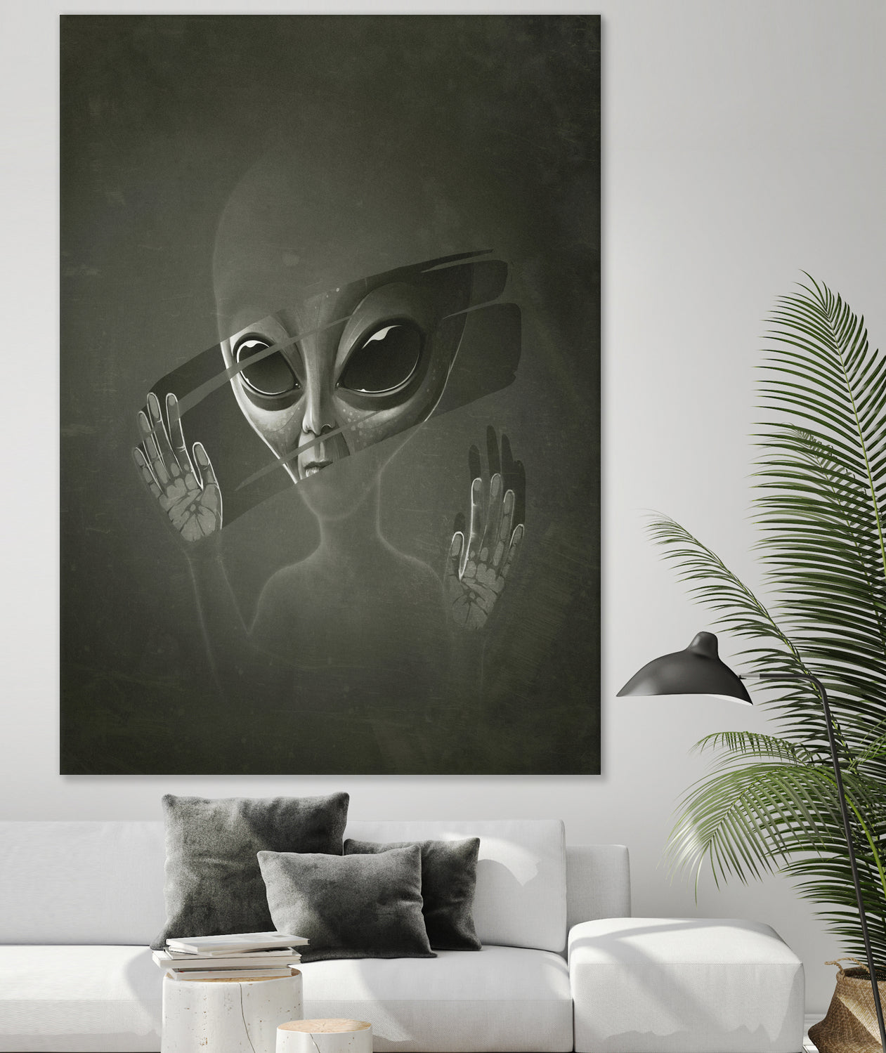 Alien by Lukáš Brežák on GIANT ART - black digital painting