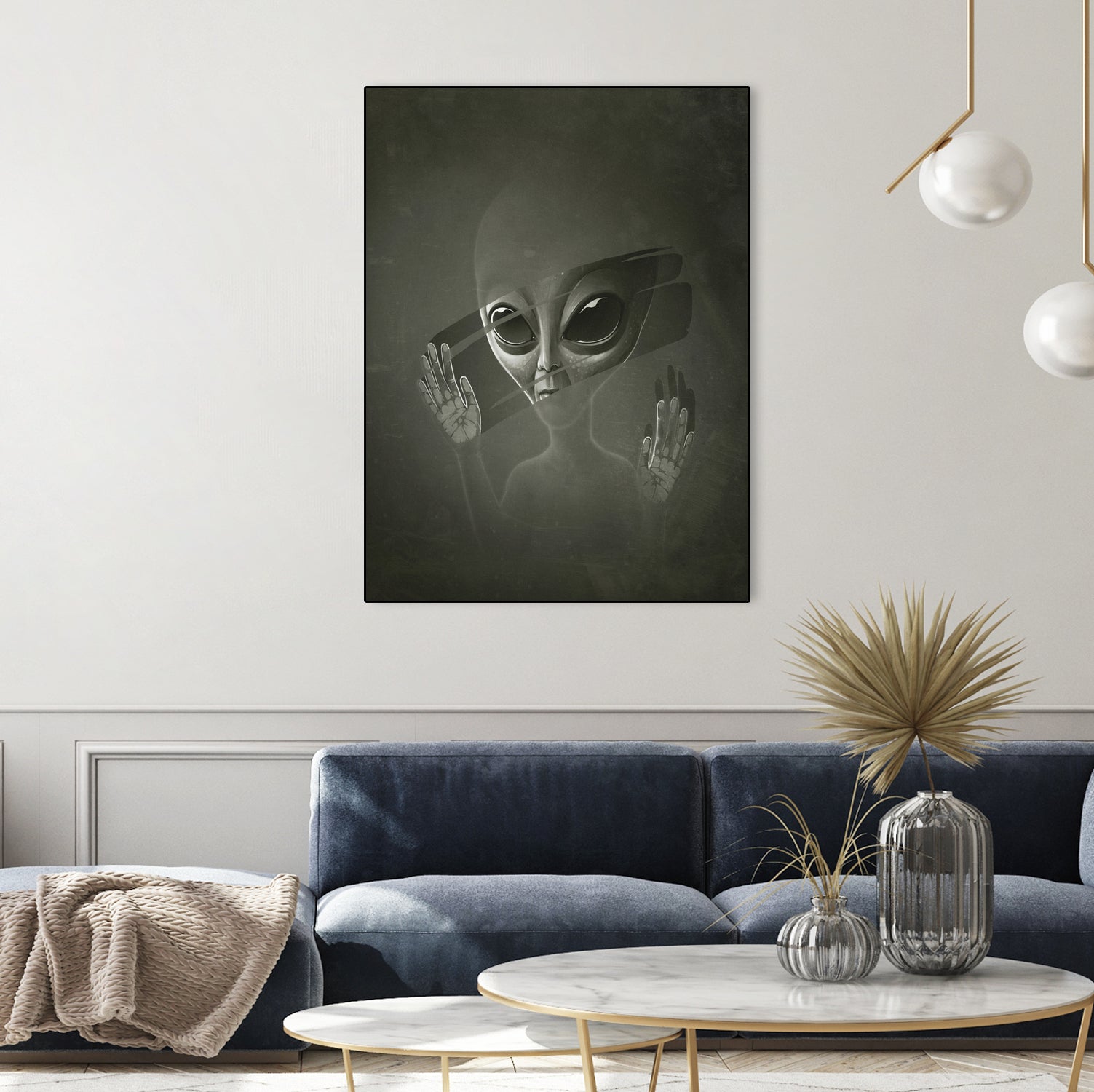 Alien by Lukáš Brežák on GIANT ART - black digital painting