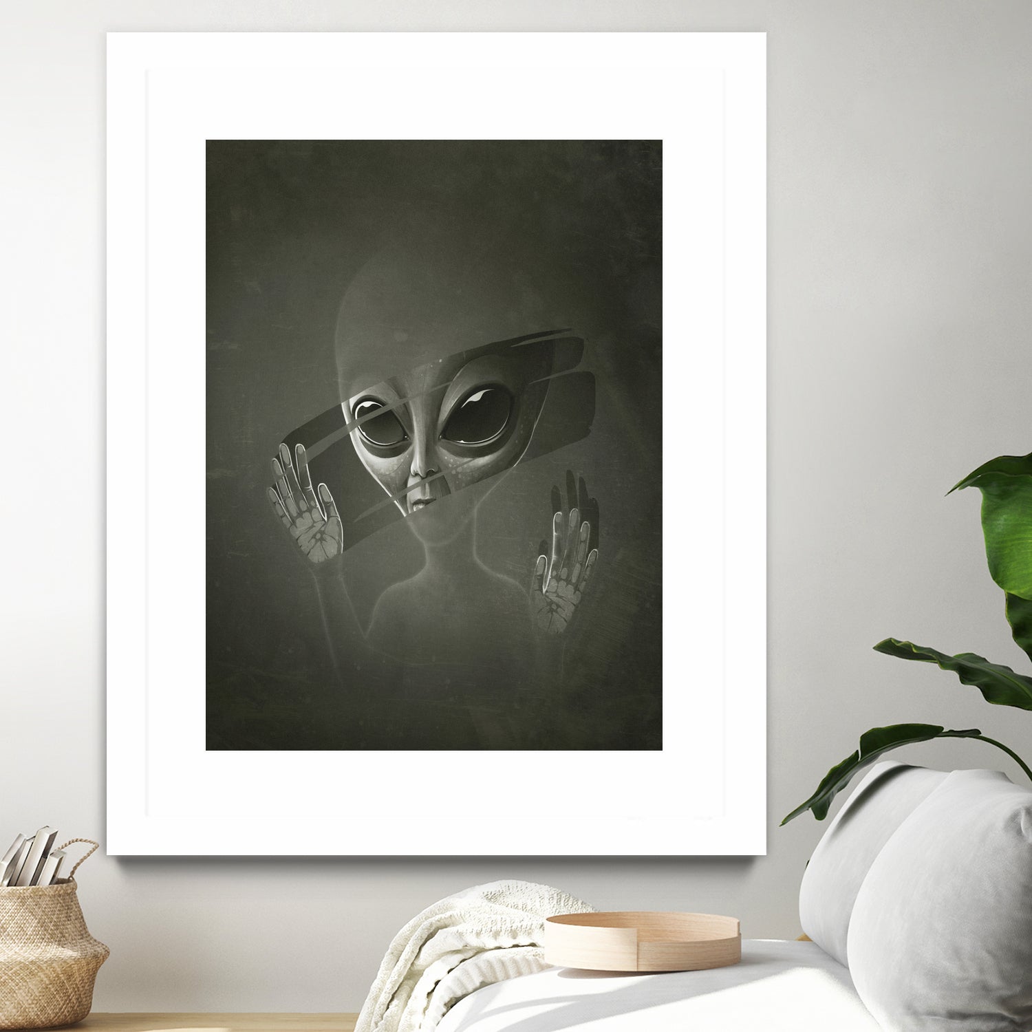 Alien by Lukáš Brežák on GIANT ART - black digital painting