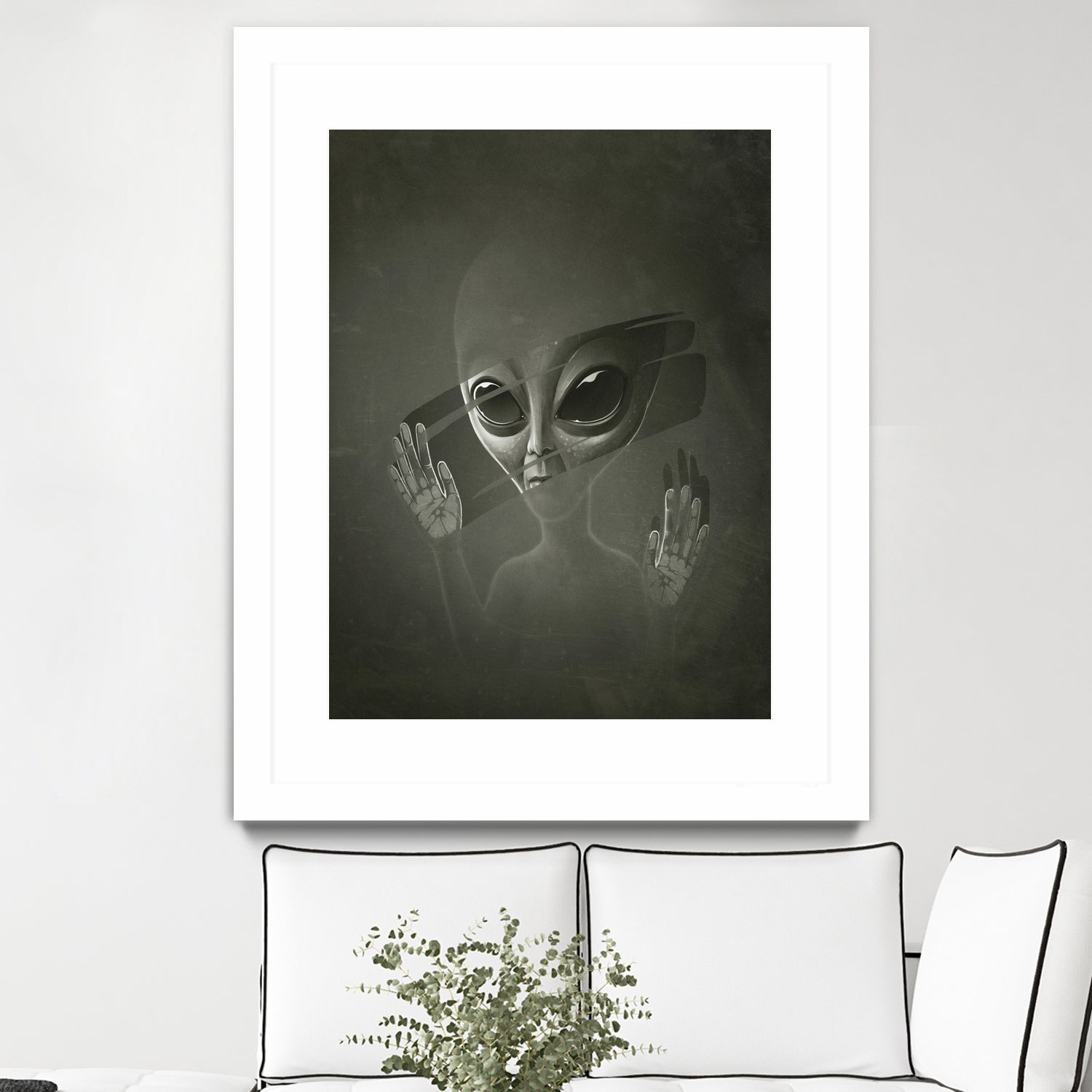 Alien by Lukáš Brežák on GIANT ART - black digital painting